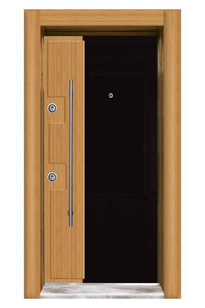 Hg Black - Naturel Walnot PVC