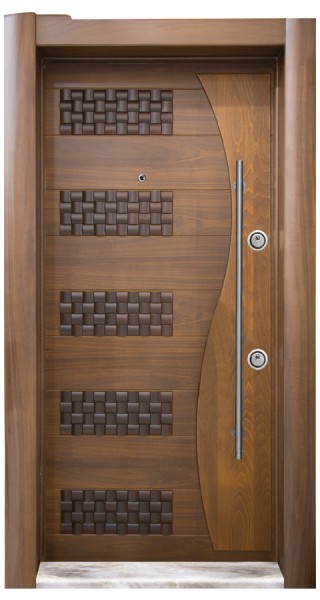 Kayın - Amerikan Ceviz Çelik Kapı